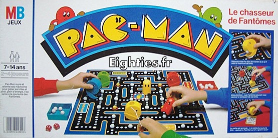 Jeu de société Pacman Pac-Man années 80